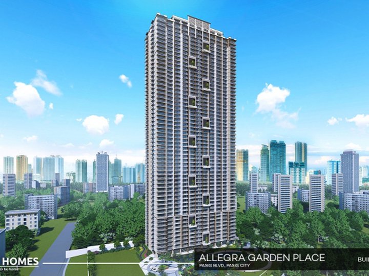 1 Bedroom 41sqm Pre-selling unit at Allegra Garden Place near BGC