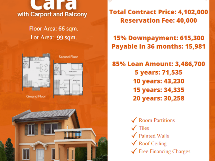 CARA- House & Lot in Tarlac ( Your Next Investment Destination)