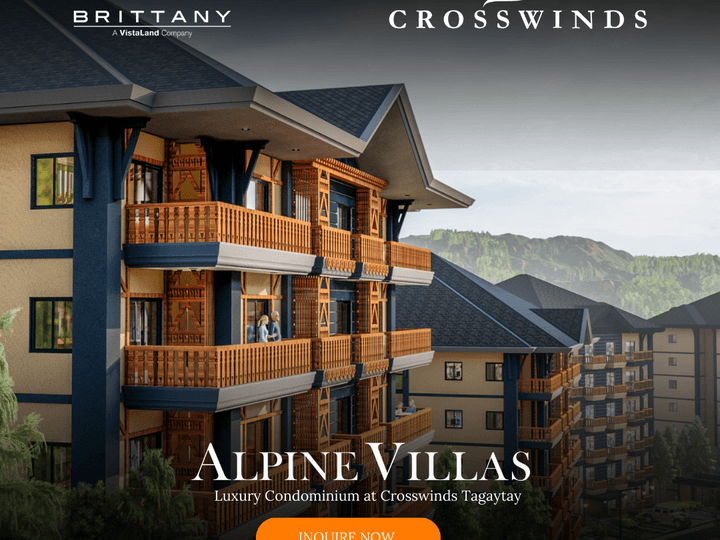 Pre-selling Condominium For Sale in Crosswinds Tagaytay