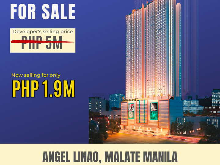 23.70 sqm Studio Condo For Sale in Malate Manila near La Salle Taft