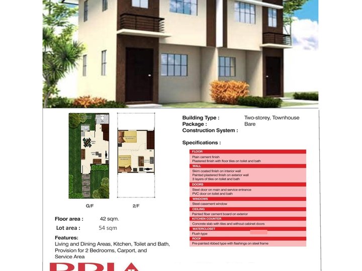 BRIA HOMES PILI CAMARINES SUR HOUSE AND LOT - ANGELI DX