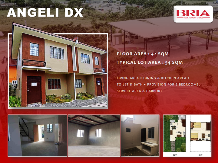 BRIA HOMES AFFORDABLE HOUSE AND LOT - ANGELI DX