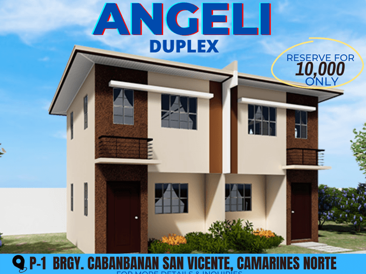 2-bedroom Duplex / Twin House For Sale in San Vicente Camarines Norte