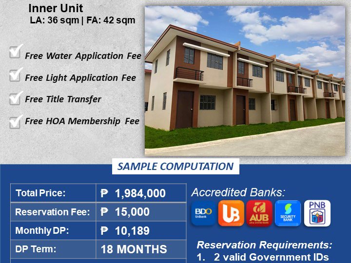 Angeli Townhouse 2-bedroom Townhouse For Sale in Tagum Davao del Norte