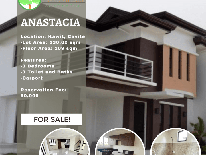 3BR Anastacia Single Attached House For Sale in Cavite Economic Zone