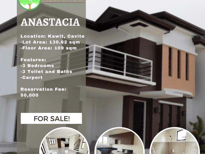 3BR Anastacia Single Attached House For Sale in General Trias Cavite