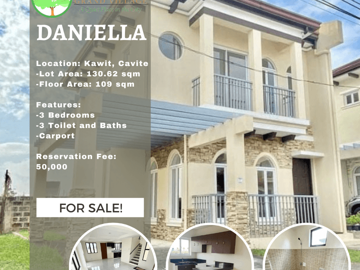 3BR Daniella House and Lot For Sale in Antel General Trias Cavite