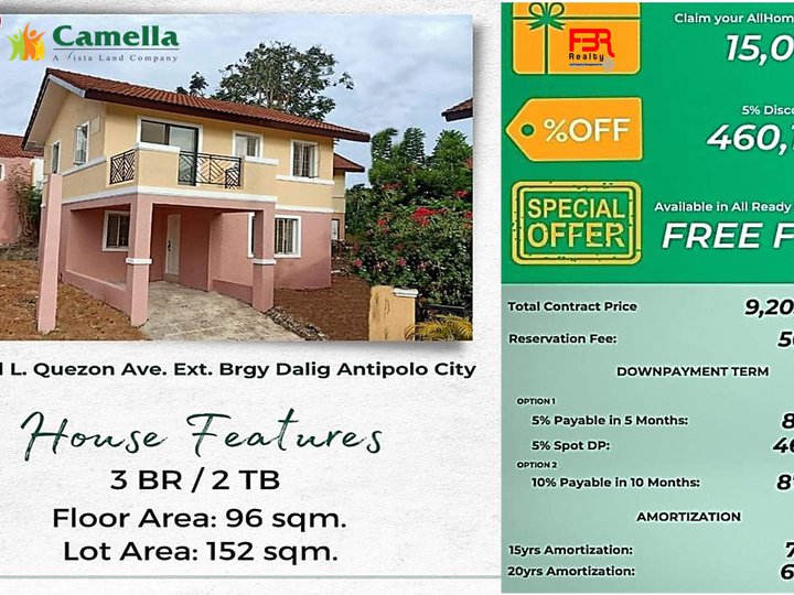 Ready for Occupancy House and Lot in Antipolo