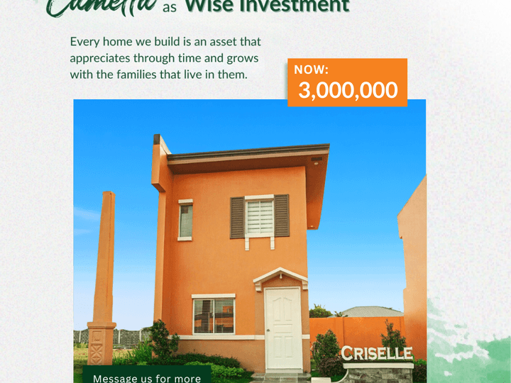 3M House & Lot For Sale in Camella Bogo (RFO)