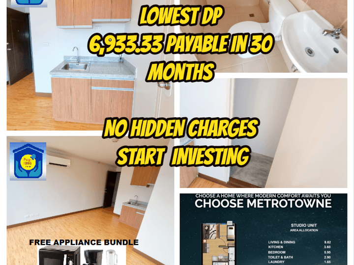 TWO BEDROOM PROMO 7k Dp -METROTOWNE LAS PINAS