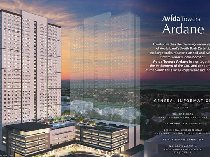 Studio Condo Avida Ardane Muntinlupa