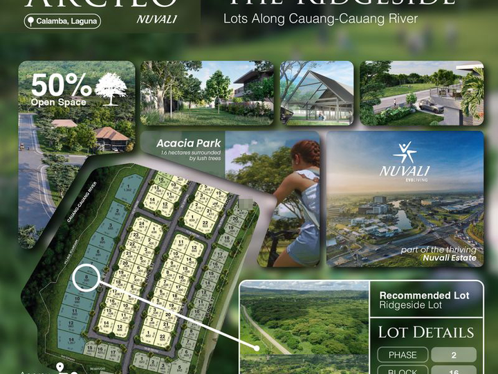 980 sqm Residential Lot For Sale in Arcilo, Nuvali, Calamba Laguna