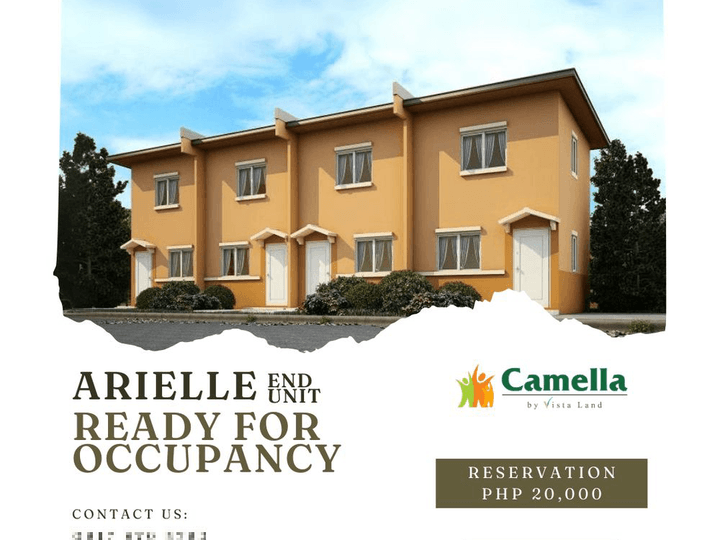 2-bedroom Townhouse End Unit For Sale in Calamba Laguna