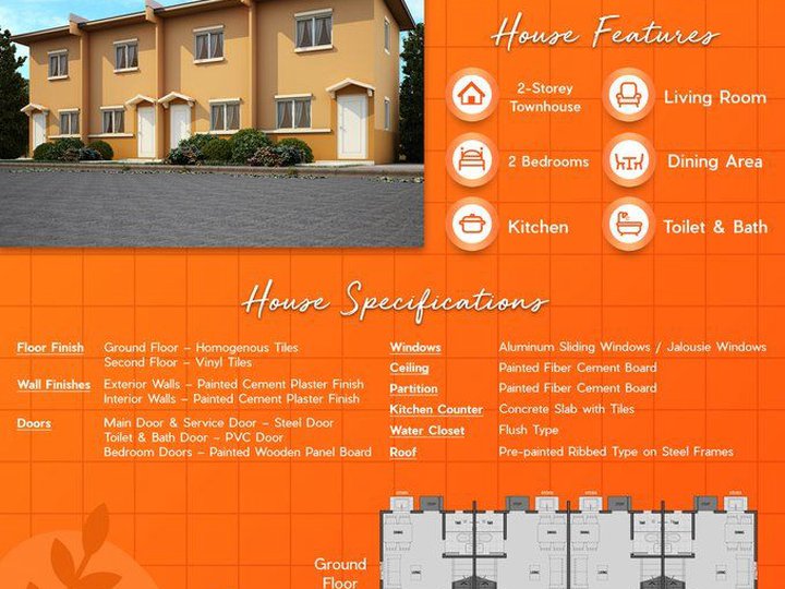 Ready For Occupancy 2-bedroom Townhouse For Sale in Tarlac City