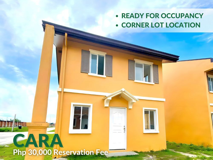 3-BR Corner Lot unit for 2% Downpayment only in Camella Bacolod South