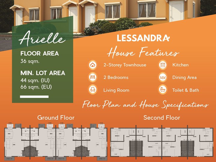 Own the Arielle house at  5009 monthly downpayment!!!!