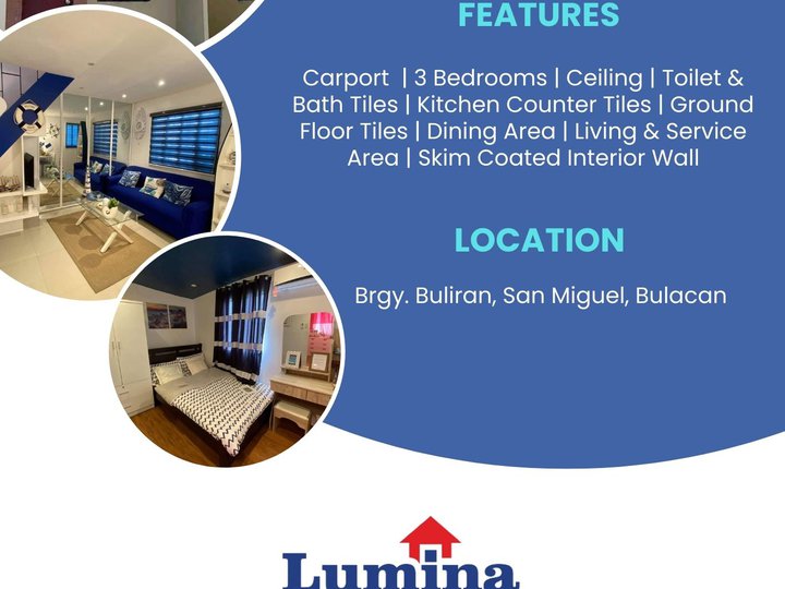 Affordable 3-bedrooms  House & Lot  For Sale in San Miguel Bulacan