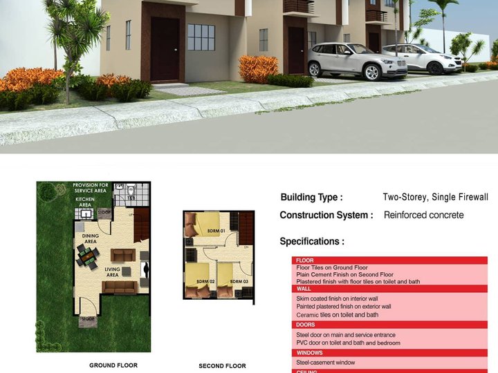 3-bedroom Single Attached House For Sale in Sariaya Quezon