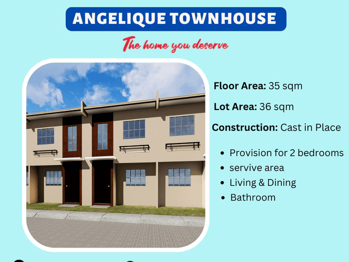 2-bedroom Townhouse For Sale in Tarlac City Tarlac