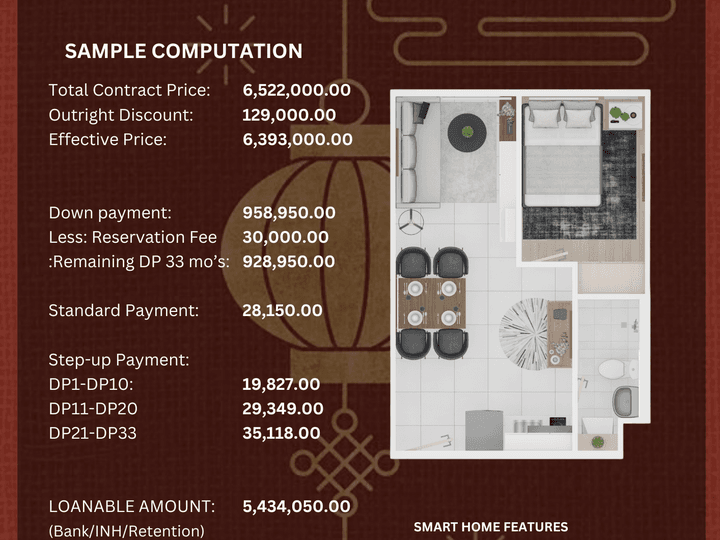 30.36 sqm 1-bedroom Condo For Sale in SJDM