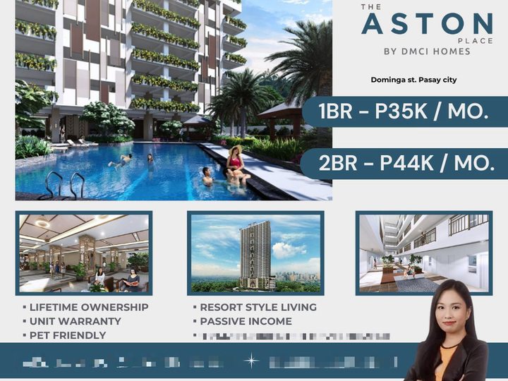 DMCI Condo for Sale in Pasay near La Salle Preselling The Aston Place 2 Bedroom