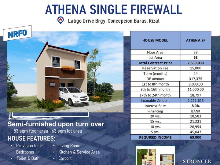 Athena Single Firewall for Sale in Baras, Rizal