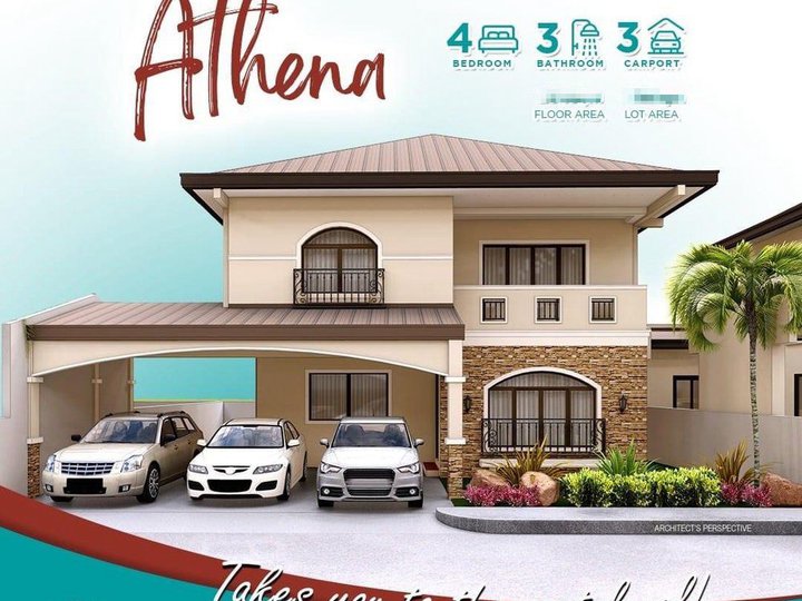 For Sale House And Lot 4-Bedroom| 3 Carport In Andorra Solana Casa Real Pampanga | Athena Model Unit