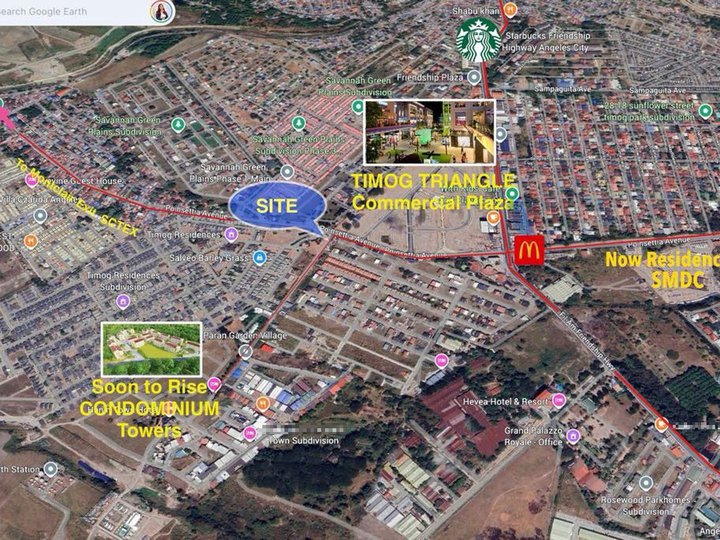 RUSH SALE VERY RARE VACANT LOT IDEAL FOR COMMERCIAL USE IN ANGELES CITY BESIDE TIMOG TRIANGLE