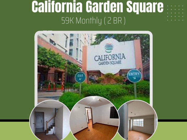 57.50 sqm 2 BR Condo For Sale in Mandaluyong California Garden Square