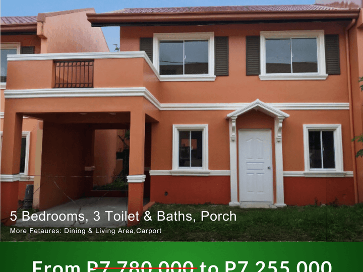 362K Rebate | House For Sale 4Br, 3 TB in Camella Riverfront (RFO)