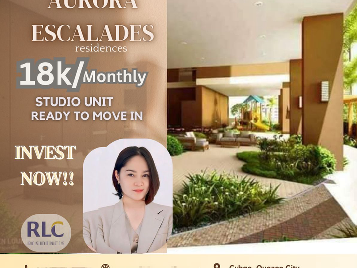 24.00 sqm Studio Condo for sale in Cubao Quezon City/ Metro Manila