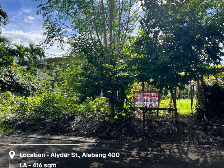 Perfect vacant lot at Alabang 400 for your home in the South