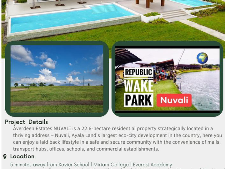 Pre Selling Lot for Sale in Nuvali Laguna near Solenand and Miriam