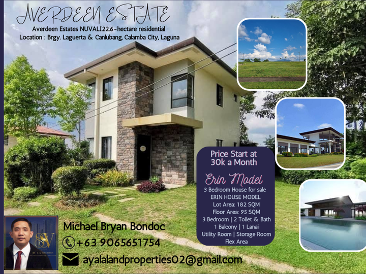 Pre Selling House and Lot For Sale in Nuvali Laguna Near Miriam