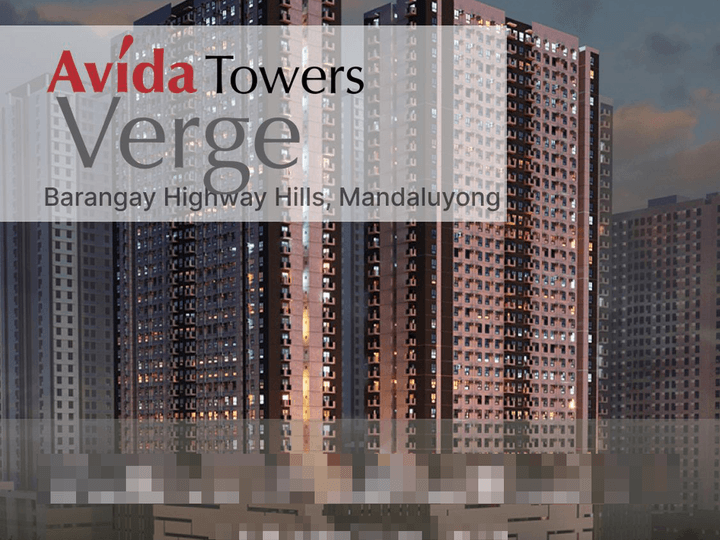 [MANDALUYONG] 1BRw/Balcony(37.5sqm)Avida Verge Reliance, Mandaluyong