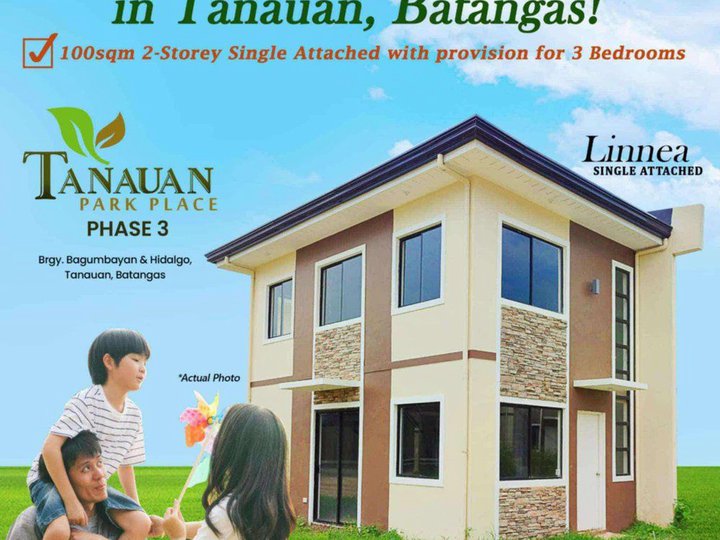 3-bedroom Single Attached House For Sale in Tanauan Batangas