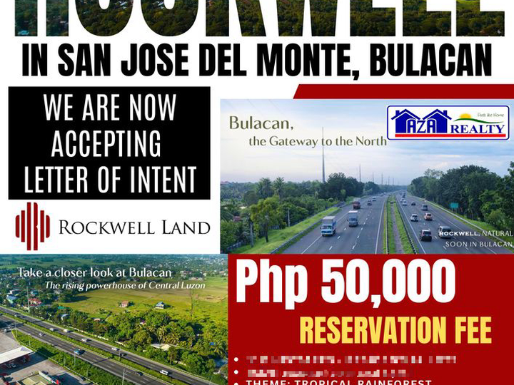 Rockwell Residential Lot For Sale in San Jose Del Monte Bulacan