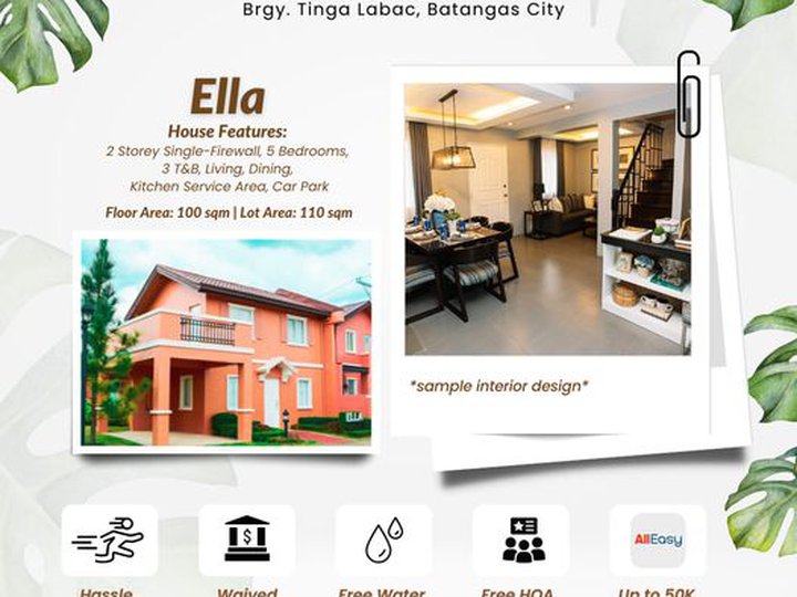 PRE-SELLING HOUSE AND LOT FOR OFW/PINOY FAMILY IN AZIENDA, BATANGAS!