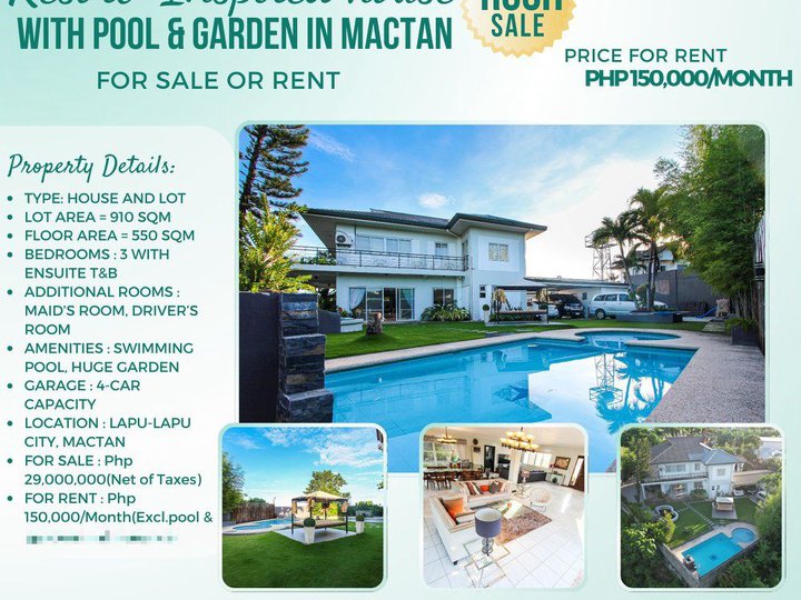 Spacious Three Bedrooms Modern House with Pool and Big Garden