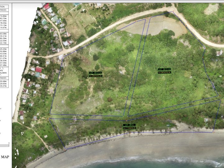 7.3 hec Titled Beach lots for Sale in San Vicente Palawan
