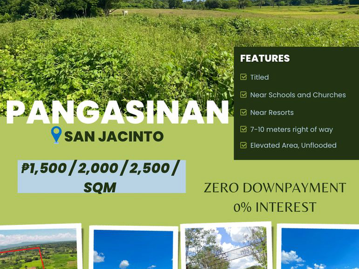 Residential Lot For Sale in San Jacinto Pangasinan