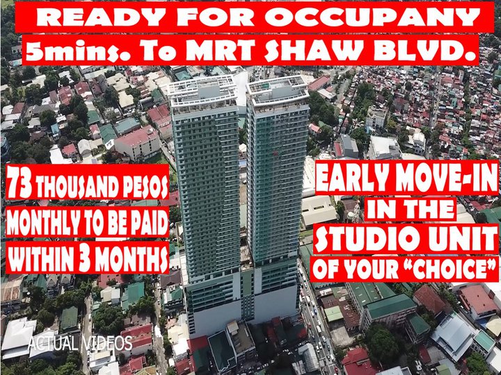 Early Move-In PROMO @ The Olive Place Mandaluyong