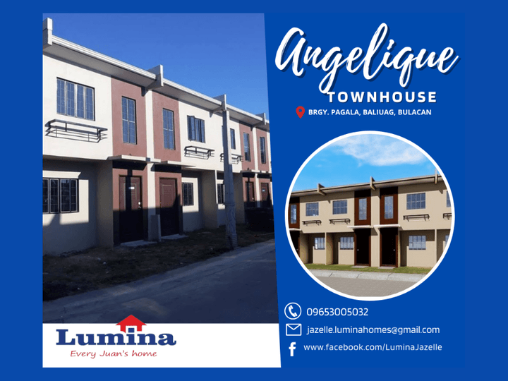 2-BR RFO Angelique Townhouse for Sale | Lumina Baliwag
