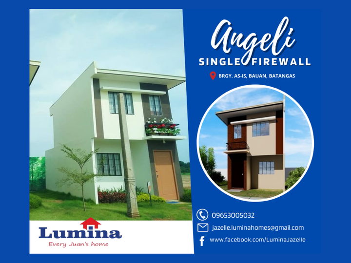 3-BR Angeli Single Firewall for Sale | Lumina Bauan, Batangas