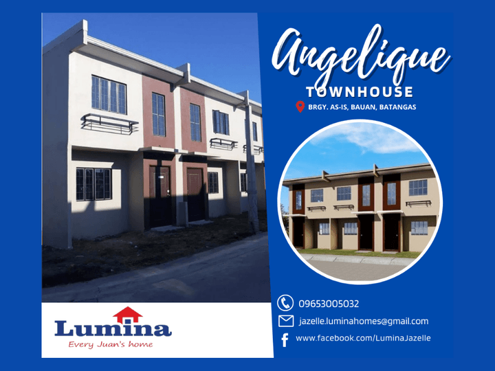 2-BR Angelique Townhouse | Lumina Lipa, Batangas