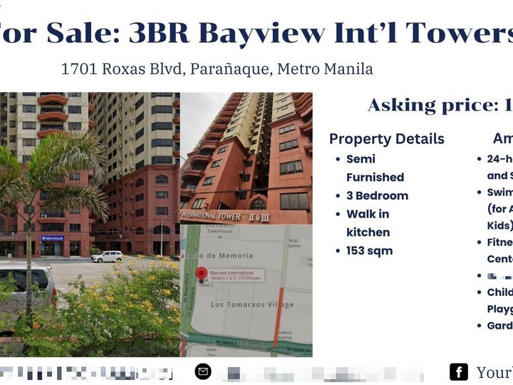 FOR SALE!! - PROJECT: BAYVIEW INTERNATIONAL TOWERS  TOWER2