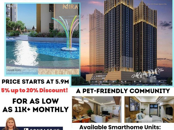Condo for sale in QC Affordable Condo for sale in Quezon City at Mira Tower 1 near TIP