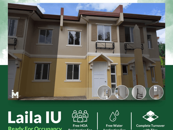 Camella Mandalagan RFO Unit Laila Model With 3 Bedrooms For Sale