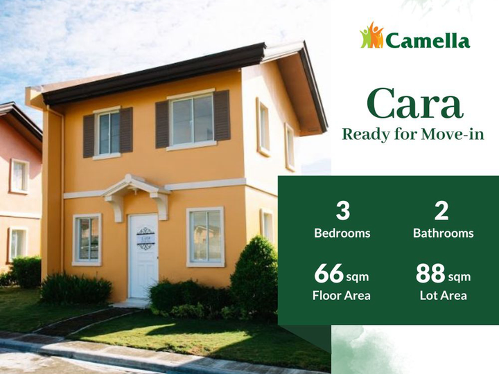 Camella Bacolod Brgy. Mandalagan 3-Bedroom House and Lot for Sale