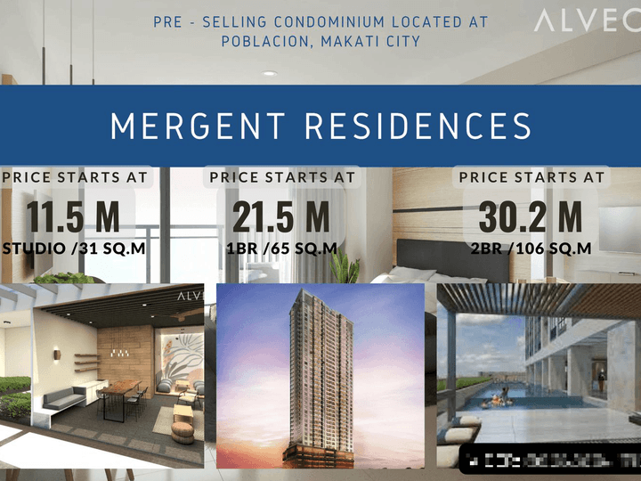 Mergent Residences - Pre Selling Condominium Unit At Poblacion Makati